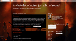 Desktop Screenshot of justabitofsound.blogspot.com