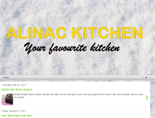 Tablet Screenshot of alinackitchen.blogspot.com