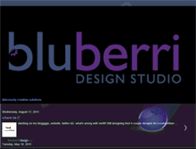 Tablet Screenshot of bluberridesign.blogspot.com