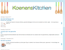 Tablet Screenshot of koenenskitchen.blogspot.com