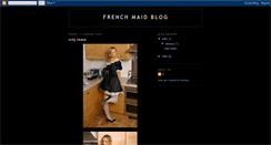 Desktop Screenshot of frenchmaidblog.blogspot.com