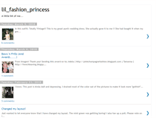 Tablet Screenshot of lilfashionprincess.blogspot.com