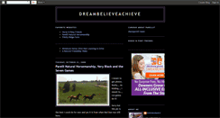 Desktop Screenshot of dreambelieveachieve-ridendurance.blogspot.com