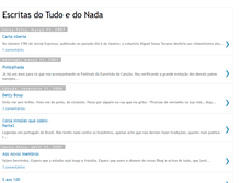 Tablet Screenshot of escritasdotudoedonada.blogspot.com