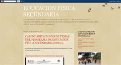 Desktop Screenshot of educafis6.blogspot.com