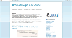 Desktop Screenshot of bromatologia-ufrj.blogspot.com