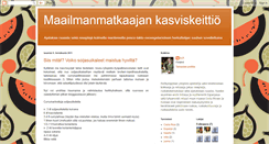 Desktop Screenshot of maailmanmatkaajankasviskeittio.blogspot.com