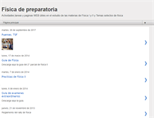Tablet Screenshot of laclasedefisica.blogspot.com