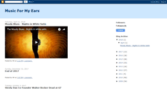 Desktop Screenshot of music-for-my-ears.blogspot.com