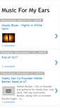 Mobile Screenshot of music-for-my-ears.blogspot.com