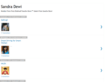 Tablet Screenshot of fotosandradewi.blogspot.com