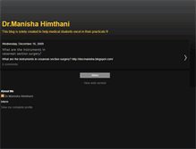 Tablet Screenshot of docmanisha.blogspot.com