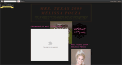 Desktop Screenshot of mrstexas2009.blogspot.com