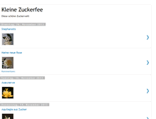 Tablet Screenshot of kleinezuckerfee.blogspot.com