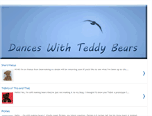 Tablet Screenshot of danceswithteddybears.blogspot.com