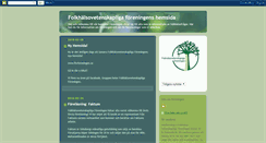 Desktop Screenshot of fhvforeningen.blogspot.com