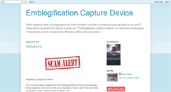 Desktop Screenshot of emblogificationcapturedevice.blogspot.com