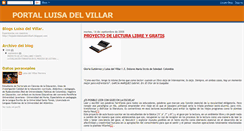 Desktop Screenshot of portalluisadelvillar.blogspot.com