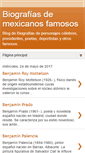 Mobile Screenshot of biografias-mexicanos-celebres.blogspot.com