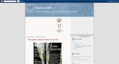 Desktop Screenshot of manifest2009.blogspot.com