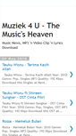 Mobile Screenshot of muziek4u.blogspot.com