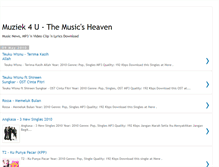 Tablet Screenshot of muziek4u.blogspot.com