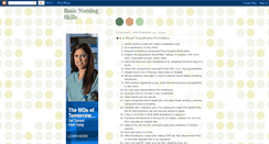 Desktop Screenshot of basicnursingskills.blogspot.com