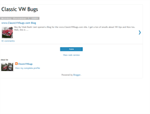 Tablet Screenshot of classicvwbugs.blogspot.com