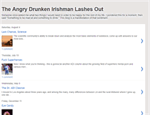 Tablet Screenshot of angrydrunkenirishman.blogspot.com
