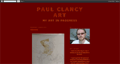 Desktop Screenshot of paulclancyart.blogspot.com