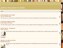 Tablet Screenshot of globaleducationindia.blogspot.com