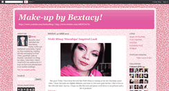 Desktop Screenshot of makeupbybextacy.blogspot.com