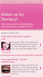 Mobile Screenshot of makeupbybextacy.blogspot.com