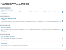 Tablet Screenshot of flamencovivianamedina.blogspot.com