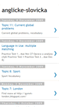 Mobile Screenshot of anglicke-slovicka.blogspot.com