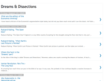 Tablet Screenshot of dreams-dissections.blogspot.com