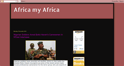 Desktop Screenshot of myafricaforafrican.blogspot.com