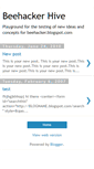 Mobile Screenshot of beehacker-hive.blogspot.com