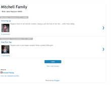 Tablet Screenshot of mitchellfamily1.blogspot.com