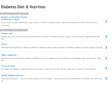 Tablet Screenshot of diabetes-diet-and-nutrition.blogspot.com