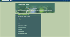 Desktop Screenshot of fat-burning-foods.blogspot.com