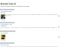 Tablet Screenshot of bramall23.blogspot.com