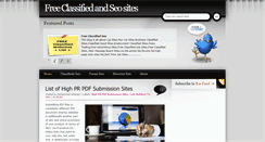 Desktop Screenshot of freeclassifiedseo.blogspot.com