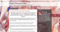 Desktop Screenshot of estateplanningprofiteer.blogspot.com