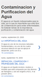 Mobile Screenshot of contaminacion-purificacion-agua.blogspot.com