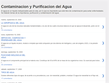 Tablet Screenshot of contaminacion-purificacion-agua.blogspot.com