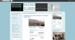 Desktop Screenshot of masunoenescena.blogspot.com