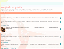 Tablet Screenshot of biologia-dla-wszystkich.blogspot.com