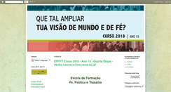 Desktop Screenshot of fepoliticaetrabalho.blogspot.com