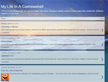 Tablet Screenshot of mylifeinacashewshell.blogspot.com